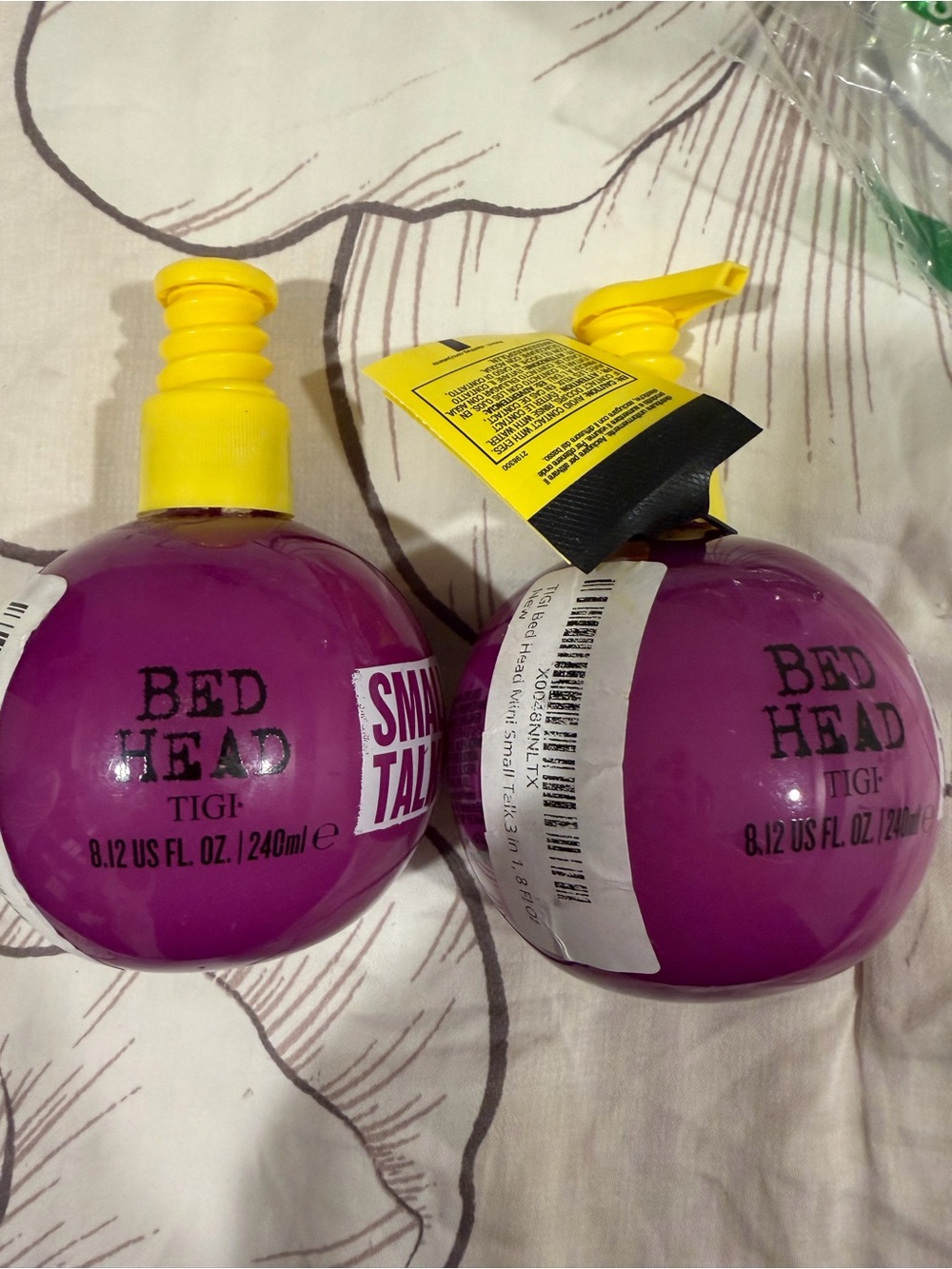 BedHead Small Talk Volumizing Lotion Cream - two pack